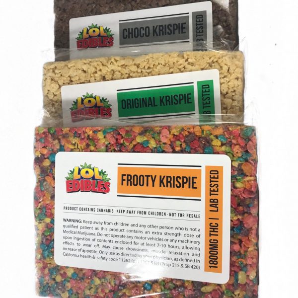 Krispie THC Edibles – 4 Pack (1800Mg/Pack)