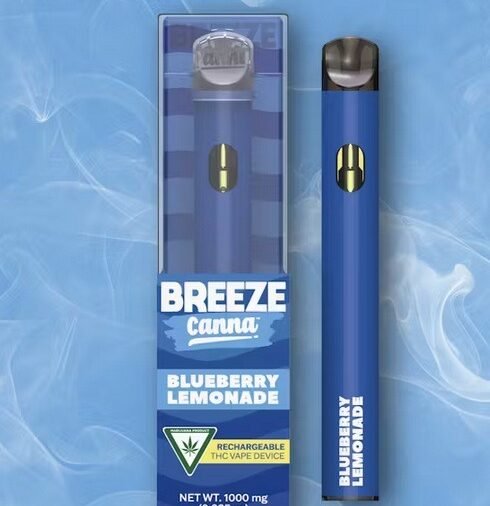 BREEZE Canna Blueberry Lemonade Oil Vape Qld
