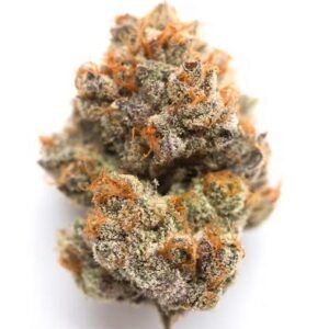 THC and CBD labels beside cannabis leaves.