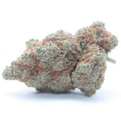 Sticky cannabis buds covered in resin.