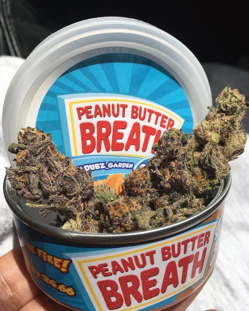 Weed can-Peanut Butter Breath Cans
