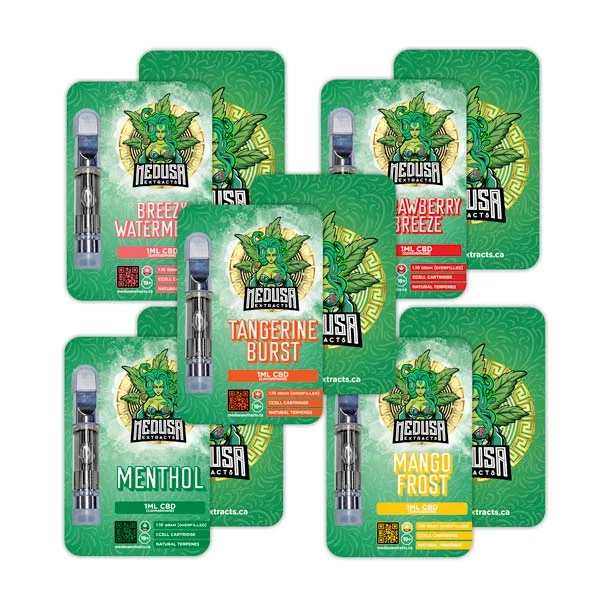 Medusa Extracts CBD Vapes | CBD Vape Carts 1mL | 50mg